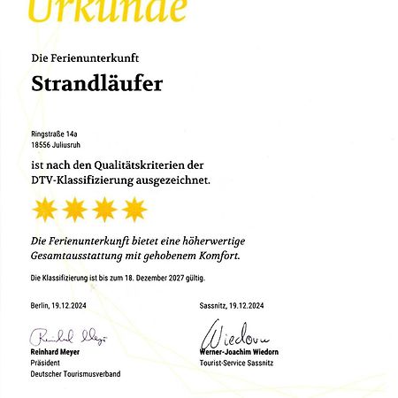 Ferienwohnung Strandlaeufer Юлиусрух Екстериор снимка